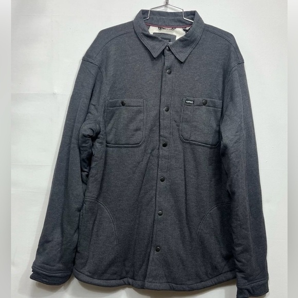 Buffalo David Bitton Other - Buffalo David Bitton Steel Waffle Knit Jacket Sherpa Lined XXL Gray New